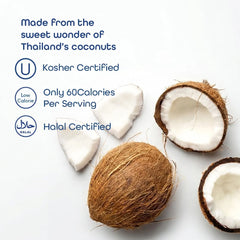 Thai Coco Coconut Water, 100% Pure & Unsweetened, No Sugar Added, USDA, Natural Electrolytes Hydration Drink, 33.8 fl oz Tetra Carton (Pack of 6)